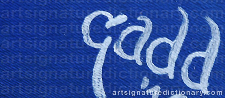 Signature by Jacob GADD