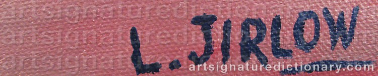 Signature by Lennart JIRLOW