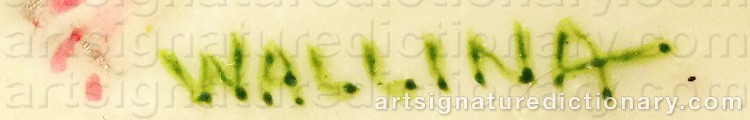 Signature by Maybrit ‘Wallina’ WALLIN
