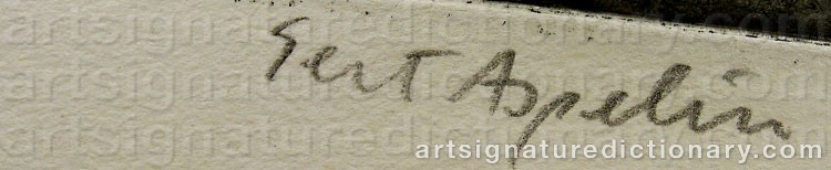 Signature by Gert ASPELIN