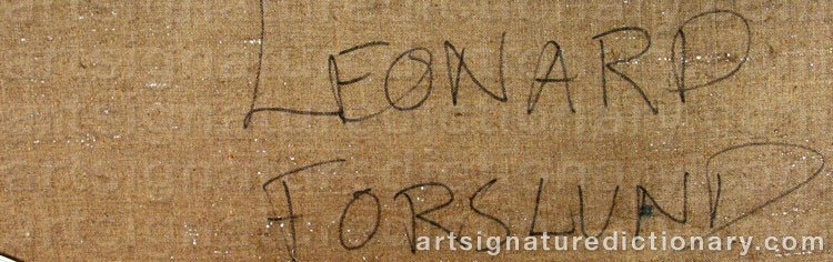 Signature by Leonard FORSLUND