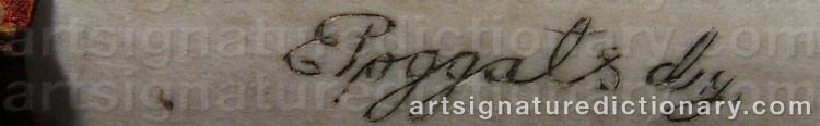 Authentic signature by Esse The Younger (Sami Artist) POGGATS on Other artwork