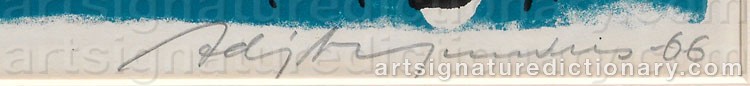 Signature by Adja YUNKERS
