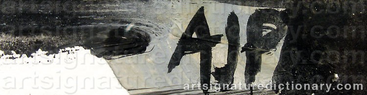 Signature by Arvid PETTERSEN