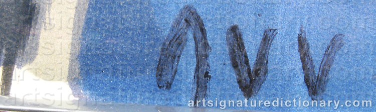 Signature by Bram Van VELDE
