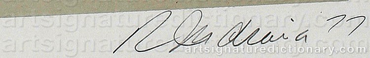 Signature by Robert INDIANA