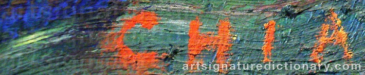 Signature by Sandro CHIA