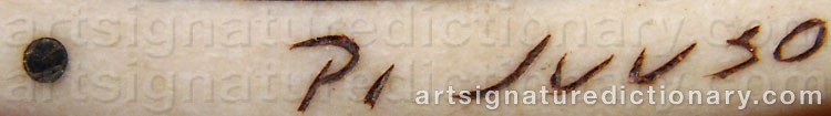 Signature by Per Isak (Sami Artist) JUUSO