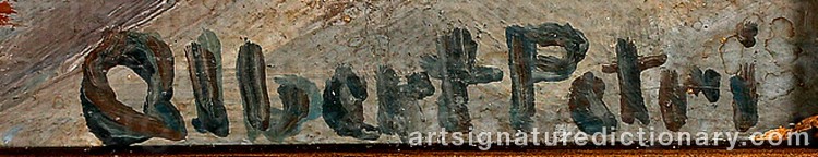 Signature by Albert PETRI