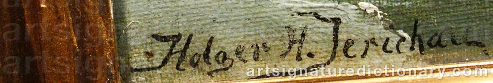 Signature by Holger Hvitfeldt JERICHAU