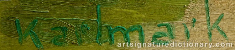Signature by Gerhard KARLMARK