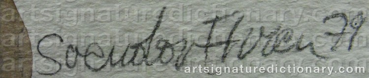 Signature by Sven-Olof EHRÉN