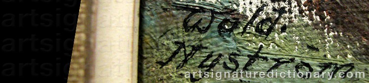 Signature by Waldemar NYSTRÖM