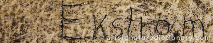 Signature by Thea EKSTRÖM