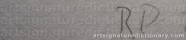 Authentic signature by Richard PRINCE on  artwork