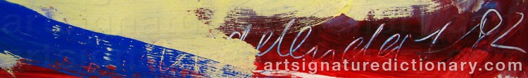 Signature by Helmut MIDDENDORF