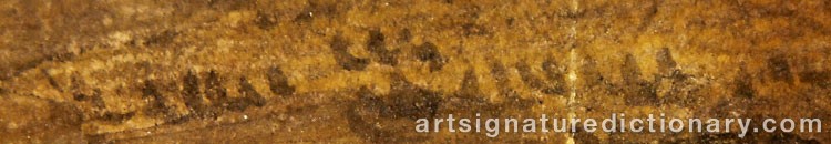 Authentic signature by Bartolomeo PINELLI on  artwork