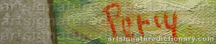 Signature by Arthur PERCY
