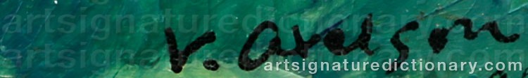 Signature by Victor AXELSON