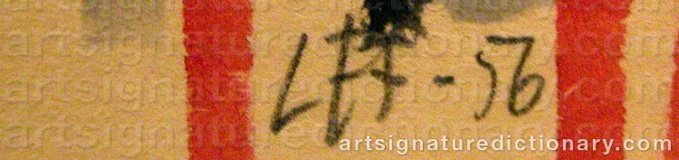 Signature by Lars Erik FALK
