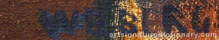 Signature by Wille WEBERG