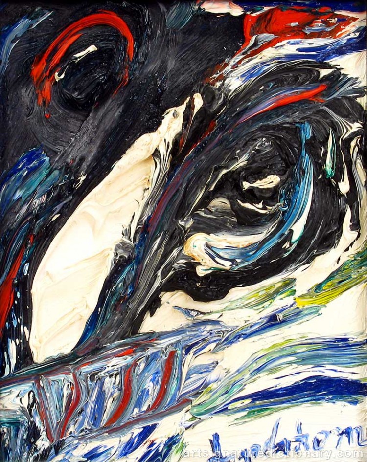 Close-up details showing Bengt LINDSTRÖM signature forgery characteristics