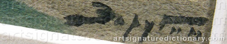 Signature by Viktor Ivanovich ZARUBIN