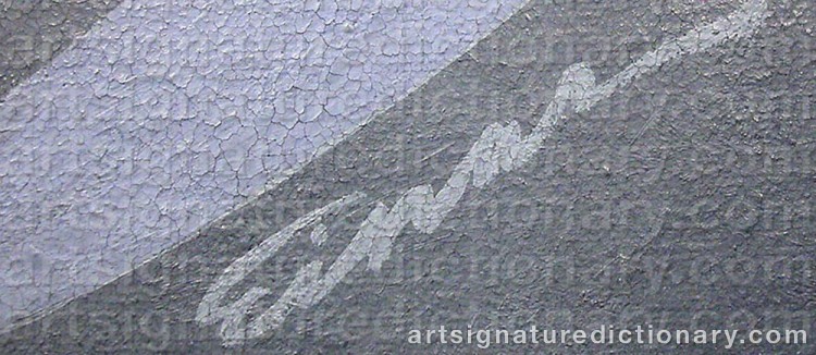 Signature by Einar HYLANDER