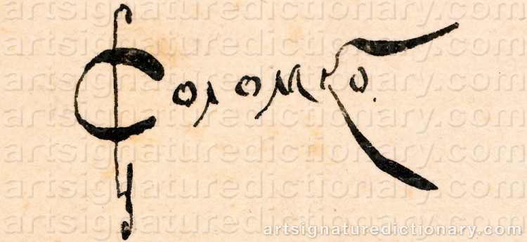 Signature by Sergei Sergeievich SOLOMKO