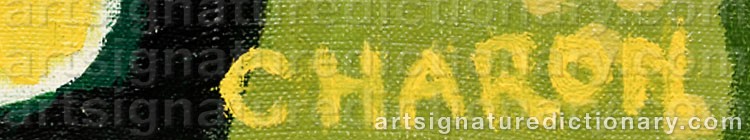 Authentic signature by Guy CHARON on Painting/Watercolour artwork