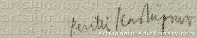 Signature by Pentti KASKIPURO