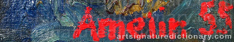 Signature by Albin AMELIN