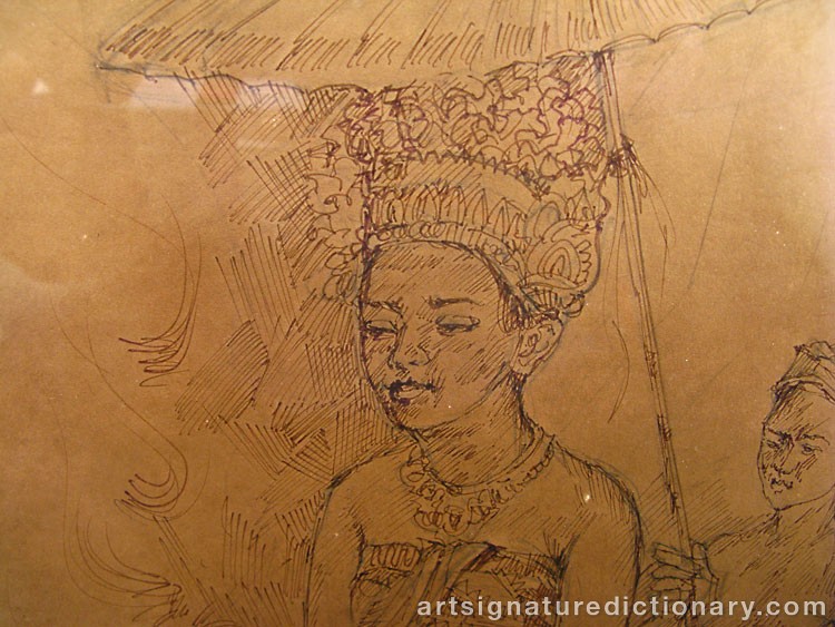 Close-up details showing Willem DOOYEWAARD signature forgery characteristics