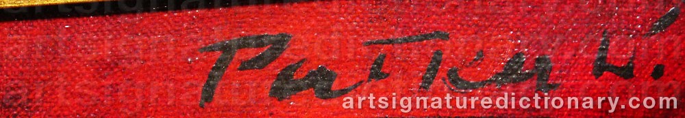 Authentic signature by Witold PALKA on Painting/Watercolour artwork