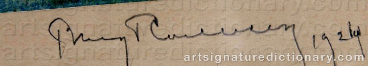 Signature by Bengt CARLBERG