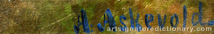 Signature by Anders ASKEVOLD