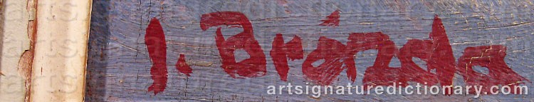 Signature by Jan BRAZDA