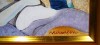 Close-up details showing Axel OLSON signature forgery characteristics