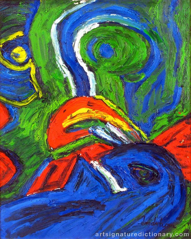 Close-up details showing Bengt LINDSTRÖM signature forgery characteristics