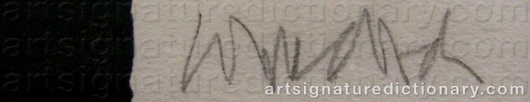 Signature by Paul WUNDERLICH