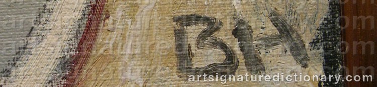 Signature by Birger HALLING