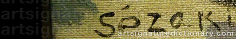 Signature by Haruo SEZAKI