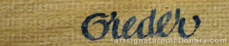 Signature by Ulf GREDER