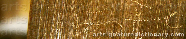 Signature by Einar HÖSTE
