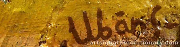 Forged signature of Konrads UBANS