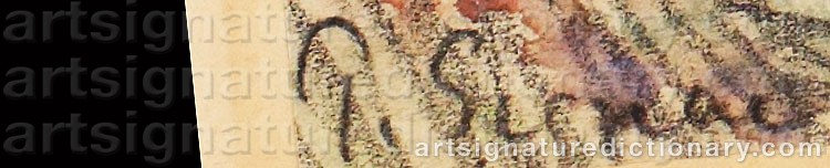 Signature by Paul SIGNAC