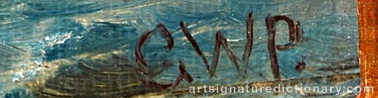 Signature by Gustaf Wilhelm PALM