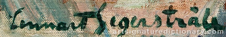 Signature by Lennart SEGERSTRÅLE