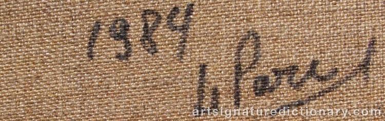 Authentic signature by Julio Le PARC on Painting/Watercolour artwork