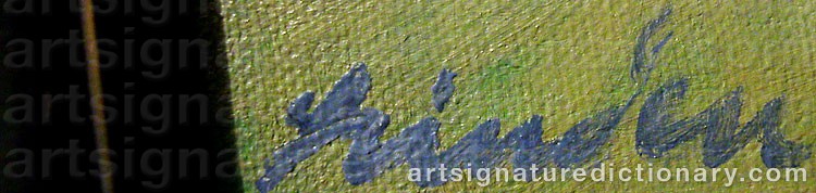 Signature by Helge LINDEN